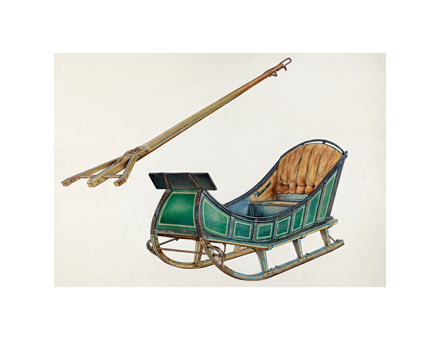 One Horse Open Sleigh